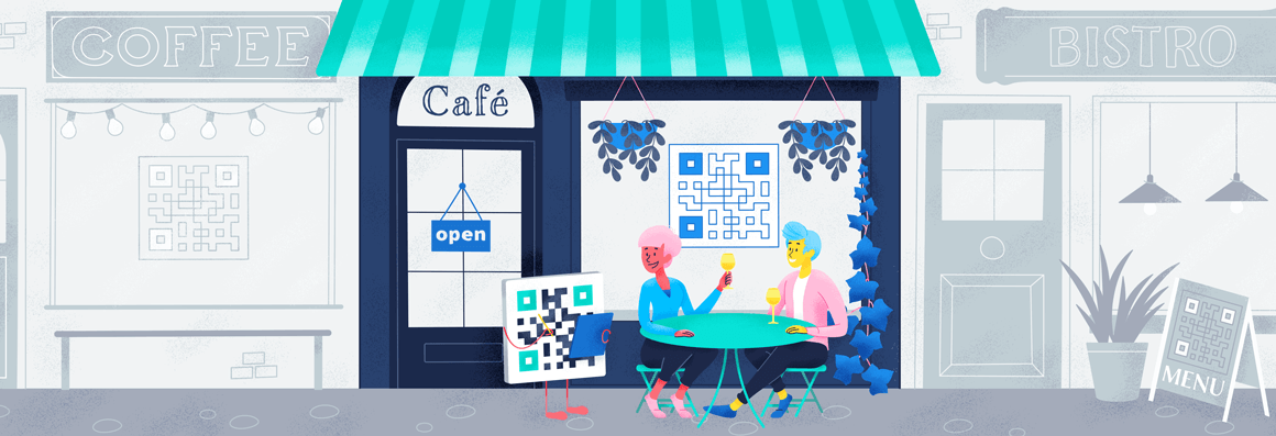 Create a contactless menu using a QR Code